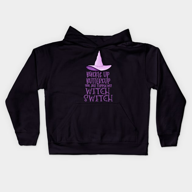 Witch Switch Kids Hoodie by My Tribe Apparel